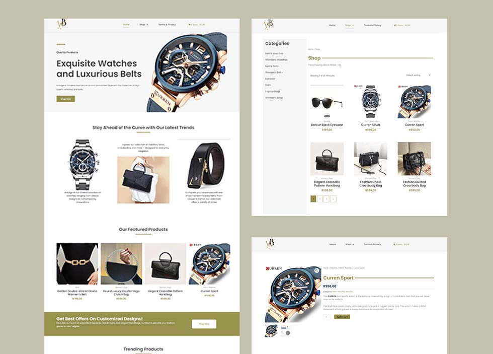Web design portfolio